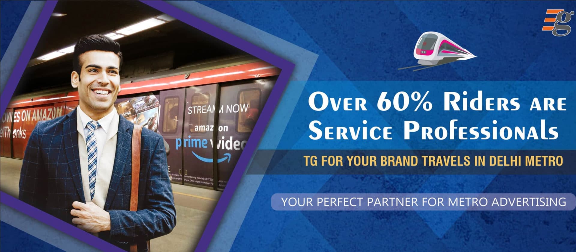 Metro platform branding