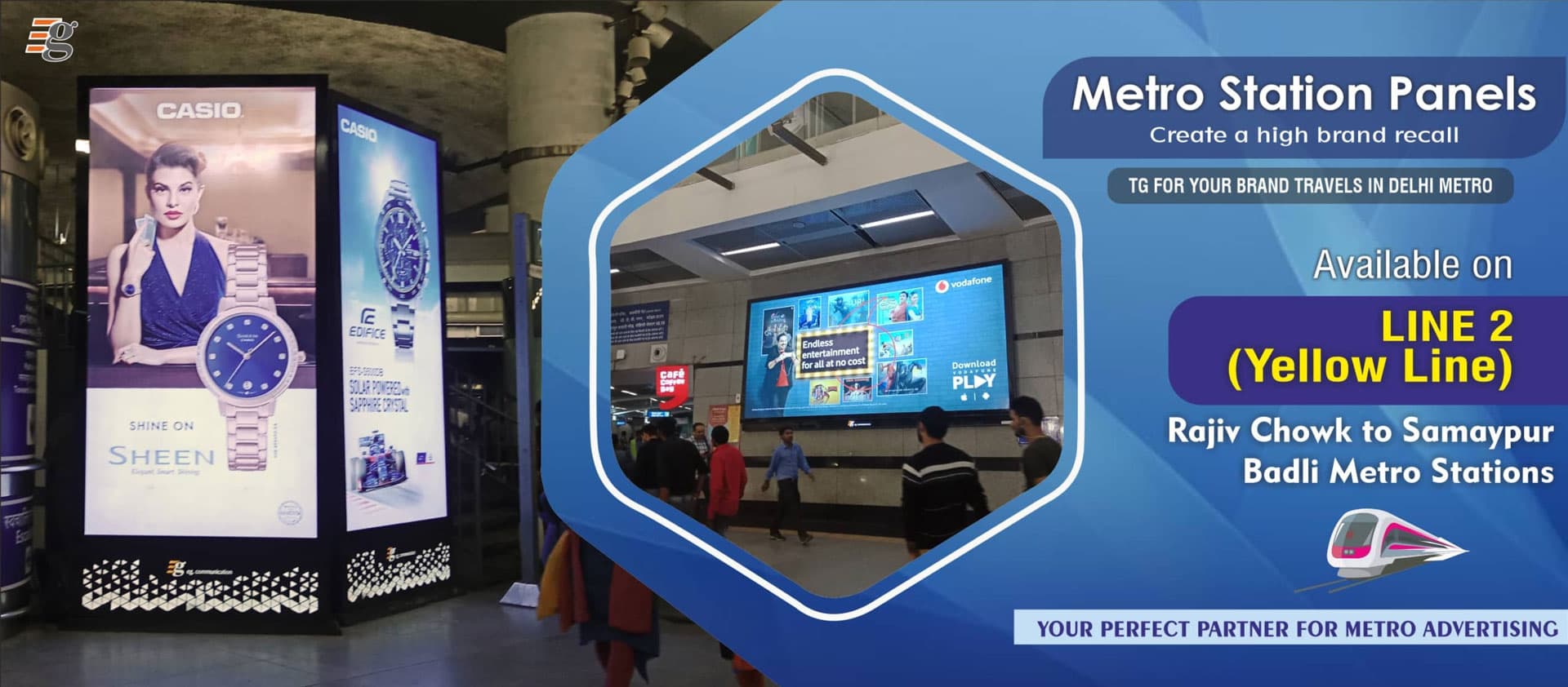 Delhi Metro station domination