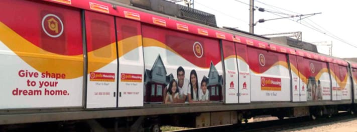 PNB Housing — Full-train wrap